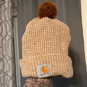 Carhartt Knitted Beanie With Pom